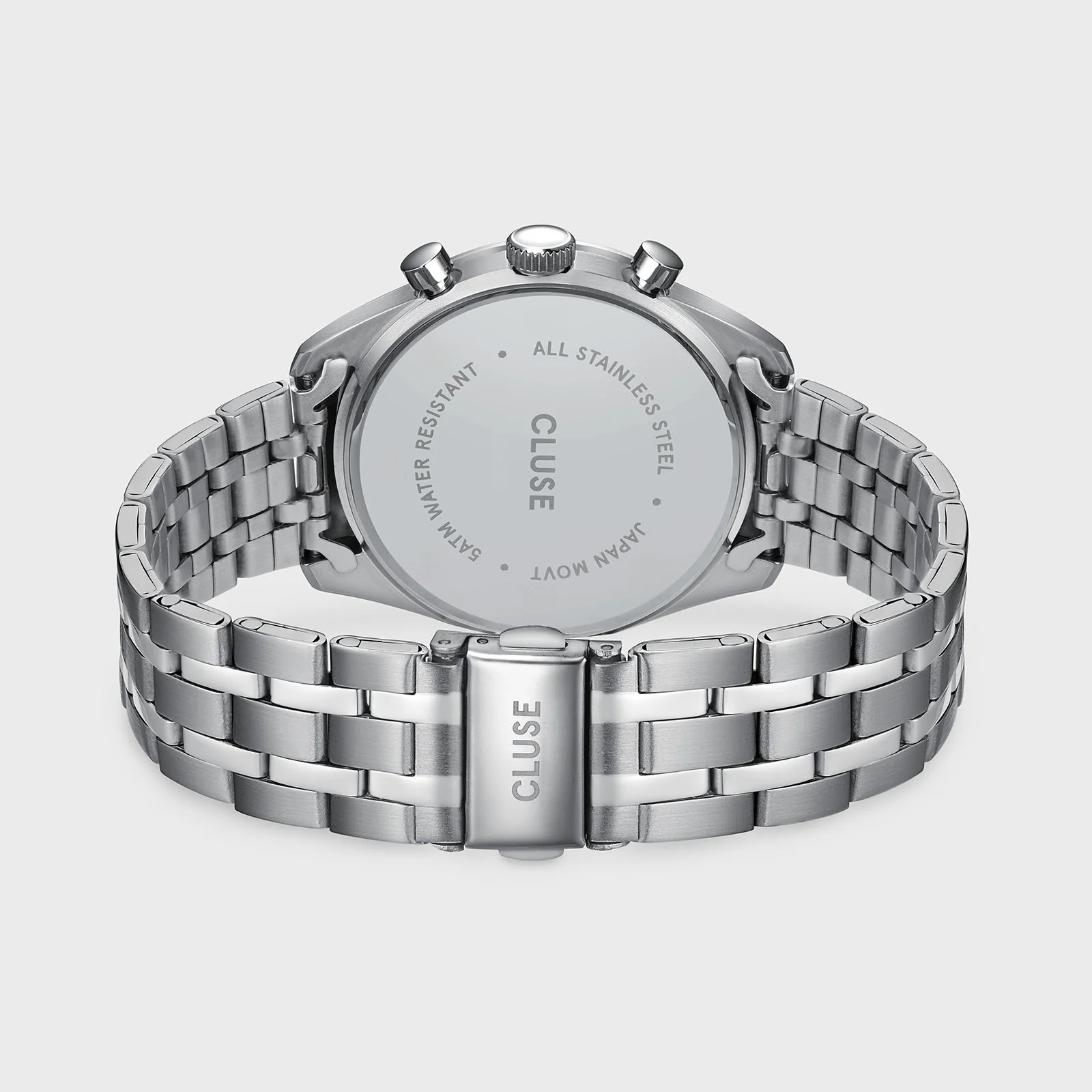 Aravis Dual Timer Watch Steel, Blue, Silver Colour - Image 4