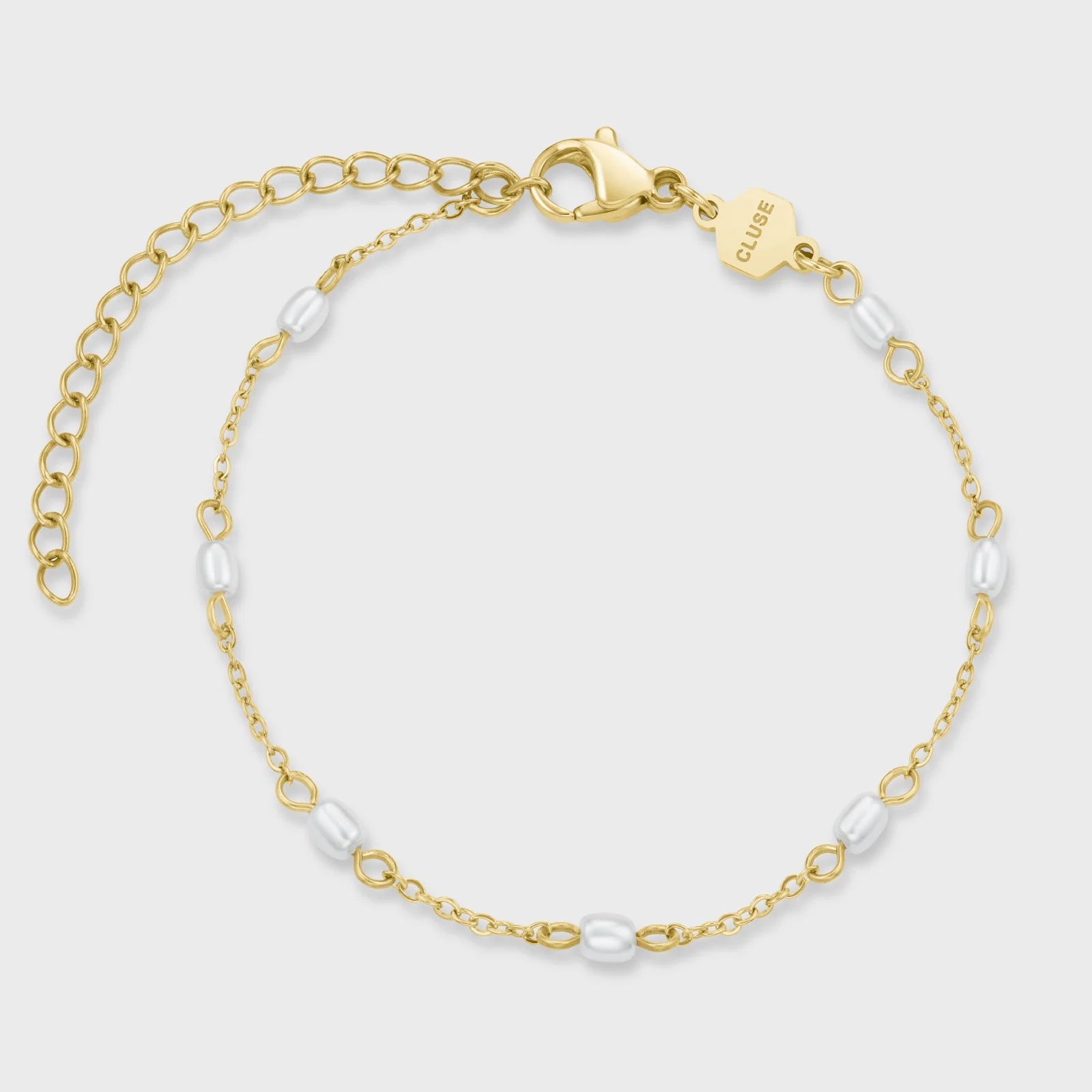 Essentielle Pearl Bracelet, Gold Colour