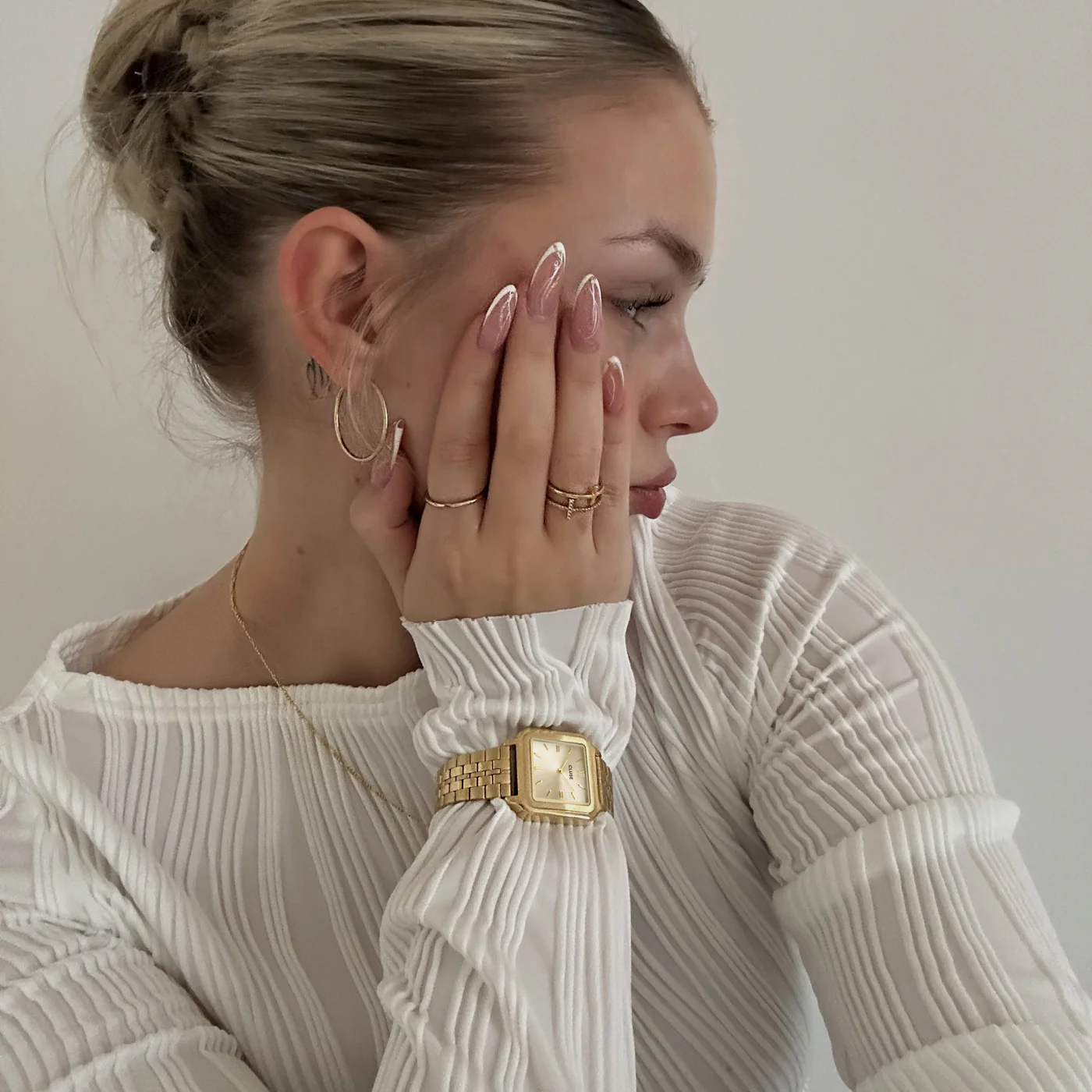 Gracieuse Watch Steel, Full Gold Colour - Image 8
