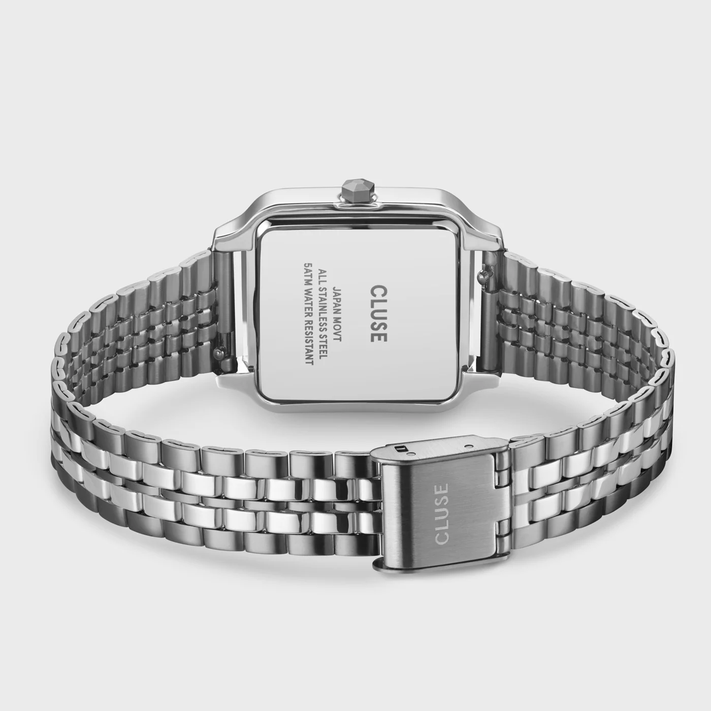 Gracieuse Watch Steel, White, Silver Colour - Image 4