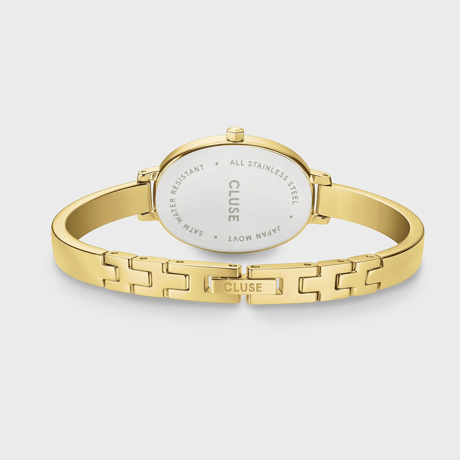 L'Ovale Watch Steel, Olive, Gold Colour - Image 4