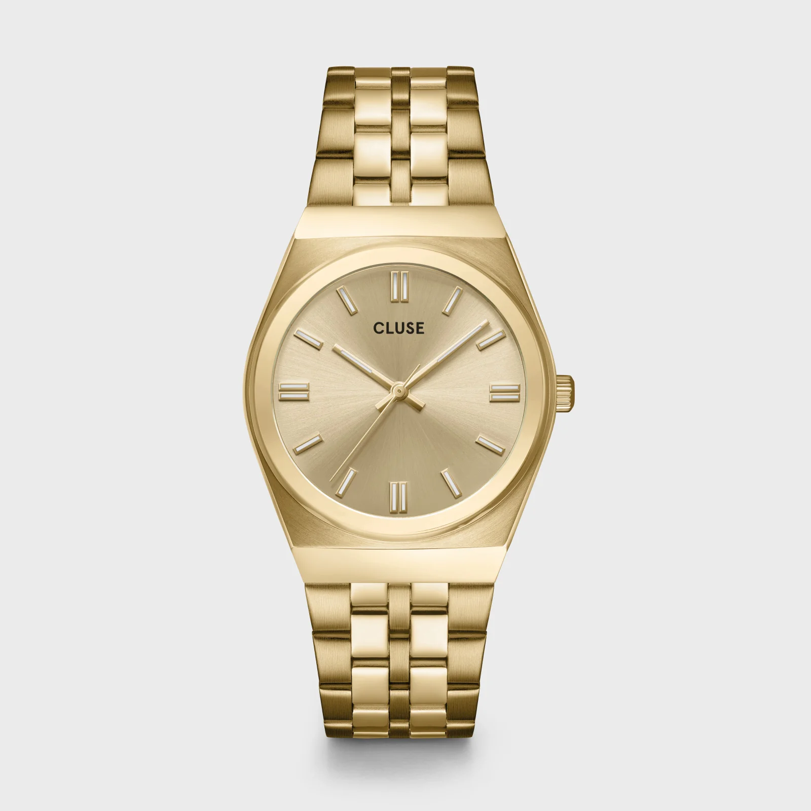 Retro 70s Watch Steel, Full Gold Colour
