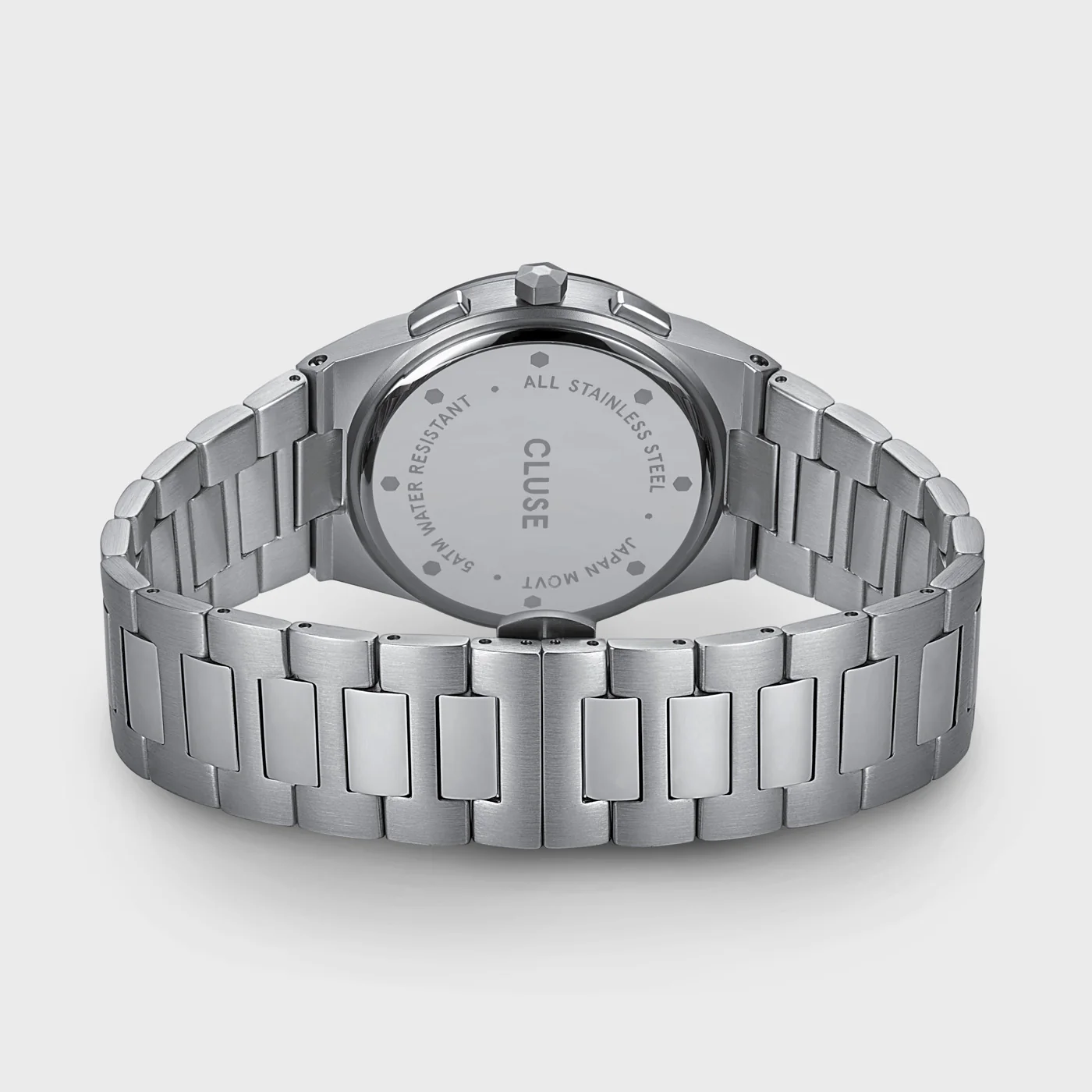 Vigoureux Chrono Watch Steel, Dark Blue, Silver Colour - Image 4
